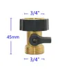 Watering Equipments 3/4" 4-Way Brass Plastic Garden Hose Splitter Y-Type Watering Connector Distributor For Outdoor Tap and Faucet 231122