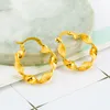 Stud -oorbellen Arabische/Afrikaanse oorrang Ethiopisch goud gevulde kleur koper voor vrouwen/meisjes bruiloft sieraden geschenken
