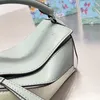 حقيبة هندسة حقيبة مصغرة مصممين لوكسوريس 24 ألوان أزياء النساء أكياس كتف كتف حقائب اليد كروس كرادل
