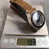 Zegarek Tandorio Titanium 40 mm czarna tarcza Lume Automatyczne Japan NH35A PT5000 MACZ MAŁK Watch 20atm Dome Sapphire Glass