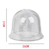 Other Garden Tools 34Pcsset Plant Protect Bell Cover Plastic Mini Greenhouse Anti Freeze Covers for Flowers Accessories Clear 26X21cm 230422