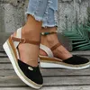 Sandals 2023 Women High Heels Wedges Platform Summer Shoes Designer Chunky Slippers Sport Casual Fad Pumps Flip Flops