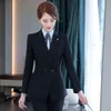 Black Classic New Fashion Women Business Suits For Women Slim Formal Ladies Office Kirt Suit Lady Suit Office