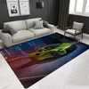 Dywanowie dywan wyścigowy dywan sportowy samochód 3D Druk duży rozmiar dywanu do dekoracji sypialni Nordic House Mata Living
