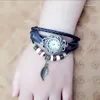 ساعة Wristwatches Fashion Wather Watch Simple Style Retro Leather Bracelet