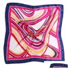 Print Square Schal Kopfschmuck Hals Satin Schals Frauen Anzug Wraps Schal -Kerchief Drop Lieferung Mode Accesso Dhhqc