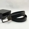 52% Beltdesigner New Kou Pin Buckle Small Lychee Mönster Herrläder Leisure Business Belt 3,4 cm