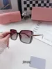 Nieuwe luxe designer zonnebril voor vrouwen metalen frame damesbescherming zonnebril bril 4 kleuren met geschenkdoos