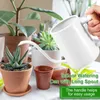 Pulverizadores 1L Regador com alça de madeira Pote de rega de aço inoxidável com bico longo Jarro de rega para plantas de casa de jardim em vasos 231122