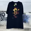 Männer und Frauen T-Shirts Die richtige Version High Street vtg Deutsche Chariot Metal Band Flamme Waschwasser getragen Kurzarm Männer und Frauen Feuerwehrmann