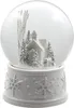 Boule à neige de Noël blanche de 100 mm de The San Francisco Music Box Company