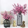 Decorative Flowers Cherry Blossoms Artificial Branch Gypsophila Baby's Breath Fake DIY Wedding Decoration Home Decor Bouquet