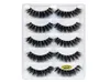 Whole 3D Mink False Eyelashes 5 Pairs of Soft Natural Long Thick Crisscross Winged Lashes G800 No Fall Off Coloris Makeup Beau8283731