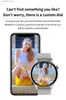 Orologi da polso Smart Watch HK85 Smartwatch Impermeabile Chiamata Bluetooth Monitoraggio sanitario Modalità sportive Uomo Donna Fitness Tracker Orologio per Android IOSQ231123