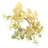 Couronne de fleurs décoratives d'eucalyptus suspendues, plantes artificielles, anneaux de feuilles de Table de noël, guirlande, Mini couronnes