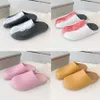 fashion Luxury designer slides slippers Mules sandals flat women men leather bottom lazy outdoor summer casual beach shoes Scuffs 35-46 With box