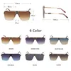 Солнцезащитные очки Новые квадратные солнцезащитные очки для мужчин женщин 2021 Модный винтажный дизайн бренда Большой рамки плоские топ -очки для женских очков UV400 J230422