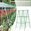 Otras herramientas de jardín Conjunto de enrejado de pepino AFrame para soportes de cultivo de plantas vegetales Ajuste de escalada Desmontable 48x48 pulgadas con red y clips 230422