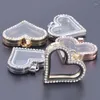 Pendentif Colliers 1pc Coeur géométrique Verre rond Living Po Médaillon Note de musique Guitare Relicario Colgantes Bijoux DIY