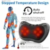 Massaging Neck Pillowws Relaxation Massage Pillow Vibrator Electric Neck Shoulder Back Heating Kneading Infrared head Massage Pillow Q231123