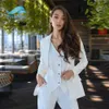 Carriera personalizzata da ufficio da donna Elegante casual da donna Abiti da lavoro abiti da cerimonia da donna Blazer in due pezzi stile britannico da donna