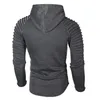 Gym Clothing Sweatshirt Men 2023 Hoodies Brand Male Long Sleeve Solid Sport Hoodie Black Spring Autumn Skateboard Hooded