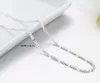 Zincirler 35-80cm 1.4mm İtalya 925 Gümüş Figaro gerdanlık kolyesi kadın takılar kolye collier yakalar ketting colla