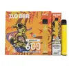 ZLQBAR 600 puffar engångscigaretter 550mAh 2 ml 0% 2% 15 smaker VAPE