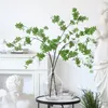Декоративные цветы подвесной часы моделирование зеленые растения бонсай мебель из красного дерева