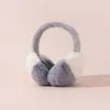 Cache-oreilles Maikun 2023 Deux couleurs Cache-oreilles Femmes Hiver Chaud Polaire Épaissie Résistant au Froid Élastique Casquette Cerceau En Peluche Sac 231123