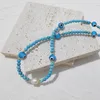 Collier ras du cou de luxe bohème Turquoise, chaîne de perles, fait à la main, perles d'eau douce, vente en gros, bijoux, cadeaux de fête pour femmes