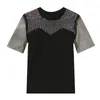 T-shirt pour femme Black Mesh Hollow Top Vêtements d'été pour femme Nouveau maillot de corps jeune Slim-Fit Slimming Temperament T-shirt à manches courtes 2023 P230328