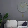 Wandklokken stille klok kwarts Kinderen Noordse ontwerp slaapkamer ongewone slinger moderne woonkamer reloj pendulo decor