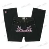 Dżinsy męskie Y2K Hip Hop Gothic Jeans Street Men's Men's Nowe luźne rockowe dżinsy HARAJUKU Casual Loose Black Denim Spodni Streetwear T231123