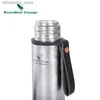 Vattenflaskor Boundss Voyage Titanium Vakuum Thermos Outdoor Portab Water Tea Coffee Beverage Hum Cold Reting Bott Q231123