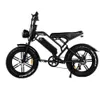 EU-voorraad elektrische fietsen 20 inch off-road e-bike voor volwassenen met 48 V 15 Ah afneembare batterij sneeuwfiets met dubbele schokdempers