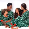 Famille correspondant tenues 2023 pyjamas de Noël ensemble mère père enfants vêtements look tenue bébé fille barboteuses vêtements de nuit pyjamas 231124