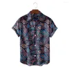 Camisas casuais verão mass tendência solteira retro havaiana 2023 marca moda causal macho aconchegante partido social partido de praia camisa2024