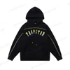 Gul Trapstar Tracksuit Gradient broderad vadderad huvtröja Sweatshirt Fashion Street Sportwear Sweatpants Tracksuits Women Pullover Track Suit Clothes