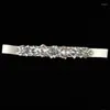 Bälten High 2023 Street Beading Diamond Bright Borr Belt Women Hand-spännande pärlainlagd klänning Luxur Designer Girl Beads