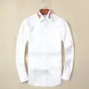 Men's Casual Shirts Mens Hipster Embroidery Mandarin Collar Slim Fit Long Sleeve Dress 874159