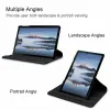 360 Dönen PU Deri Stand Folio Flip Kılıfları İPad Mini 6 Pro 11 Hava 10.5 10th 10.9 10.2 Samsung Tab A9 Plus T220 A8 10.5 A7 T290 T295 T510 T500 P610 S7 S8