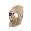 Party Masks 1PC Halloween Scary Full Face Mask Skeleton Field Paintball Tactical Props and Supplies 231124