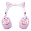 Casque Bluetooth de jeu émettant de la lumière Casque Bluetooth sans fil Esports pour enfants