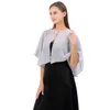 Women's Swimwear Chiffon Air-Conditioning Cardigan Women Sunscreen Clothing Summer Thin Short Jacket Neck Guard Cloak Sun Shawl Dress