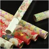 Embrulhado de presente Japão estilo 10 grama pequena por papel embalagem joss stick conveniente portador kraft incenso dê uma entrega de gotas de caixa homd dhudq