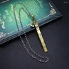 Pendant Necklaces Anime Attack On Titan Necklace For Women Men Metal Sword Jewelry Chains Choker Collares Gift