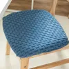 Coprisedili per sedie da pranzo in jacquard elasticizzato resistente con cuscino Fodera imbottita elastica lavabile rimovibile