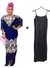 Ethnic Clothing African Dresses For Women Dashiki Diamond Clothes Robe Marocaine Luxury Dubai Kaftan Abaya Muslim Evening Hollow Out Maxi Dress 230424