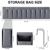 Storage Bags RV Shoe Pockets 10Pockets Bedside Bag With Hooks For Toys And Accessories Heavy Hanging Remote Control Glasses Organizer